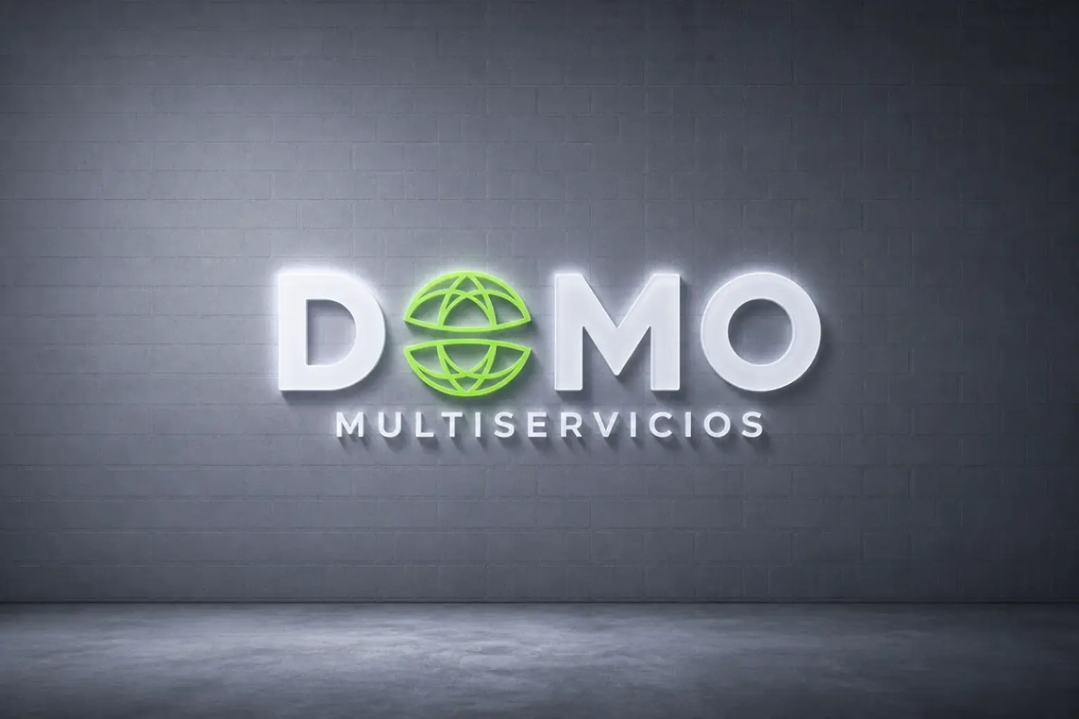 Letrero luminoso de DOMO