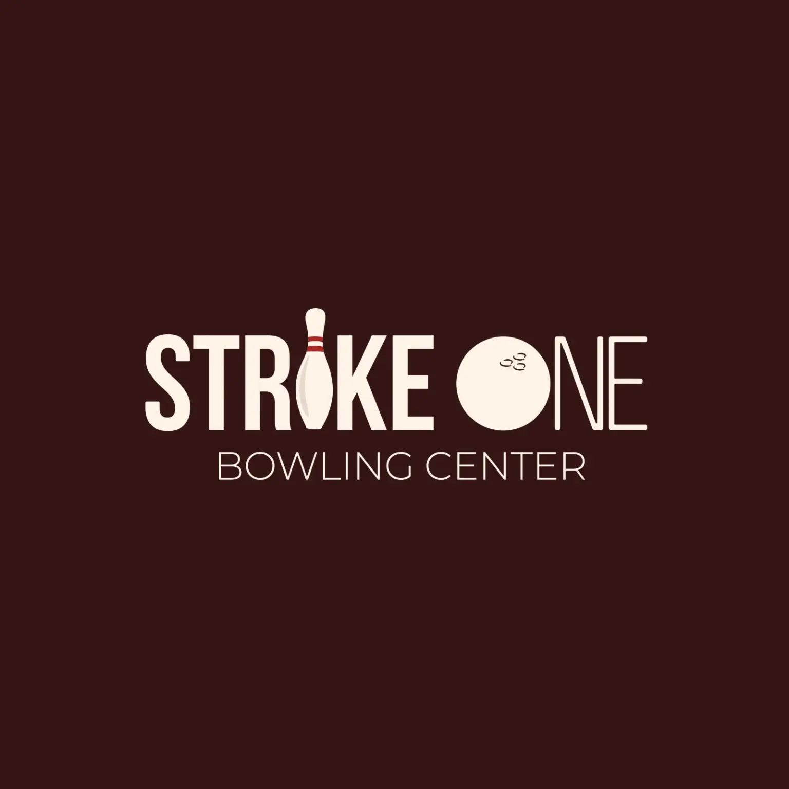 Logotipo de Strike One Bowling Center